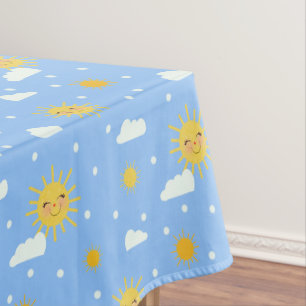 Nappe Cute Sunshine Ciel nuageux Motif