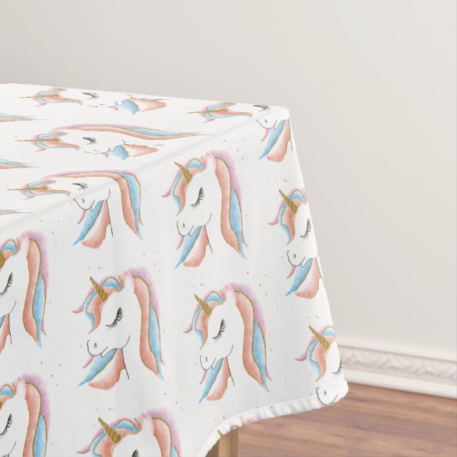 Nappe Cute Unicorn Pastel Rainbow Rectangle (In Situ)