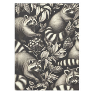 Nappe Cute Vintage Racoon sans couture