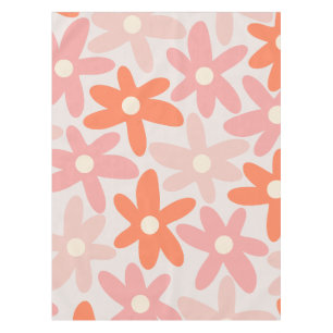 Nappe Daisy Time mignon Retro Floral Pattern Orange Rose