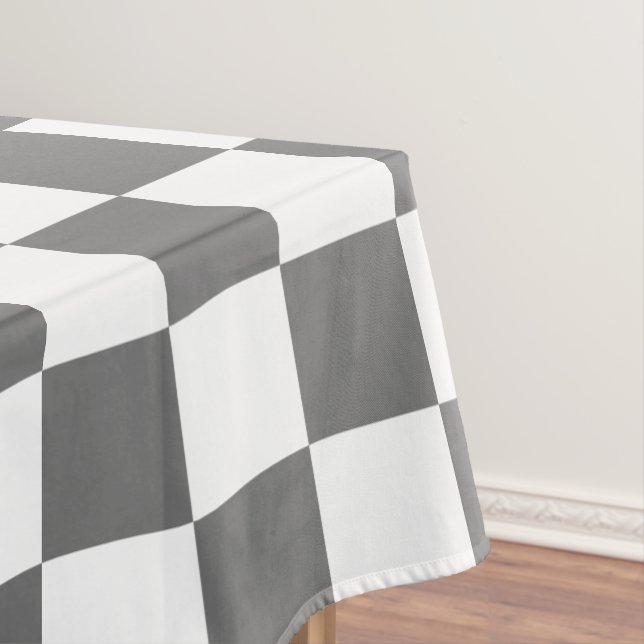 Nappe Damier gris classique (In Situ)