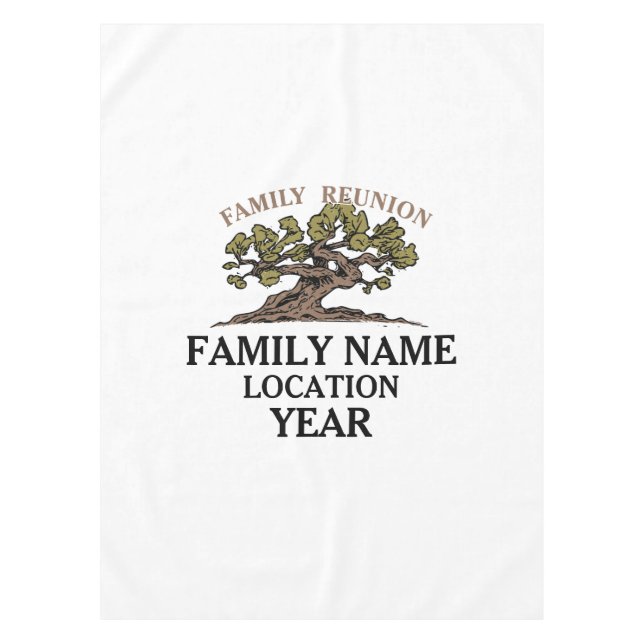 Nappe d'arbre de la Réunion de famille (Devant)