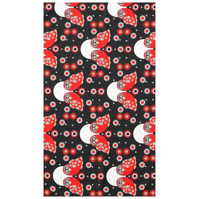 Nappe d'art populaire de Chouette scandinave (Devant)