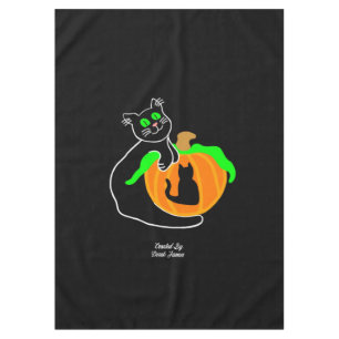 Nappe de Citrouille de chat noir