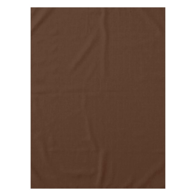 Nappe de couleur solide Brown foncée profonde (Devant)