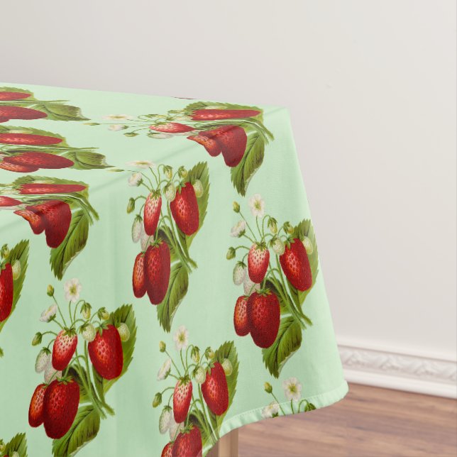 Nappe de décoration intérieure à thème fraise (In Situ)
