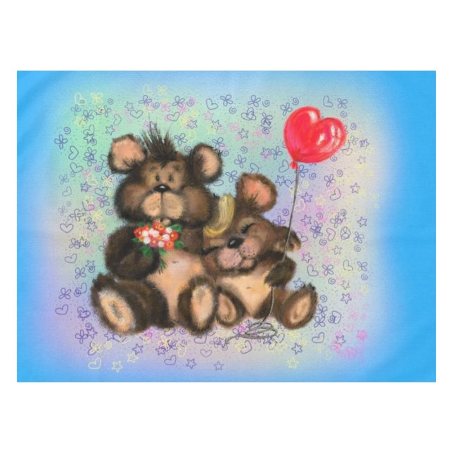 Nappe de famille d'ours (Devant (Horizontal))