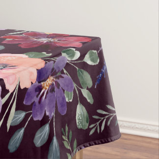 Nappe de fleurs violettes