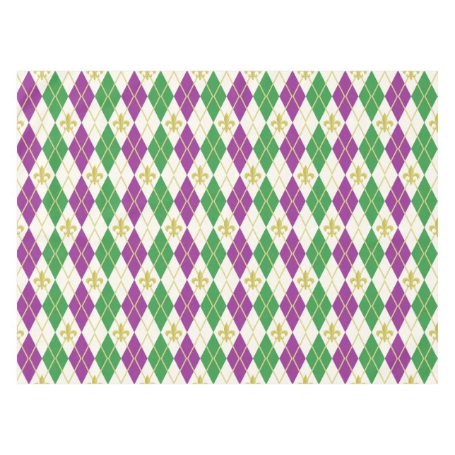 Nappe de Jacquard de mardi gras (Devant (Horizontal))