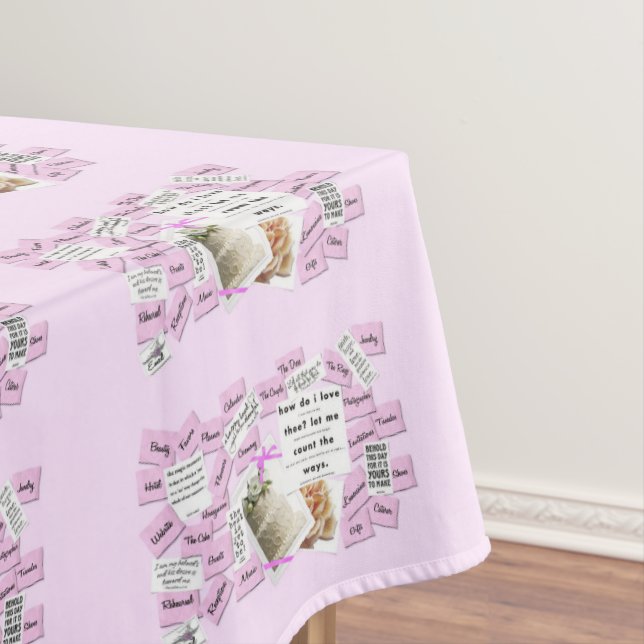 Nappe de mariage pour gâteau de mariage de shower  (In Situ)