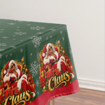 Nappe de Noël afro-américaine Mrs Claus