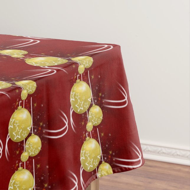 Nappe de Noël, Boules d'or (In Situ)