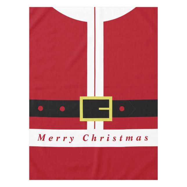 Nappe de Noël Ceinture du Père Noël (Devant)