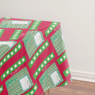 Nappe de Noël, Joy Red Green