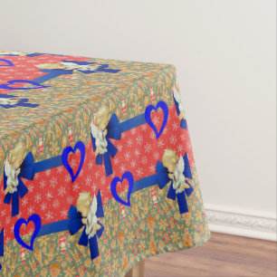Nappe de Noël, Joyeux Noël, Ange