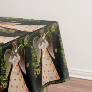 Nappe de Noël, Joyeux Noël, Ange