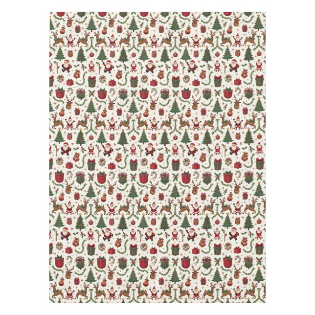 Nappe de Noël Vintage (Devant)