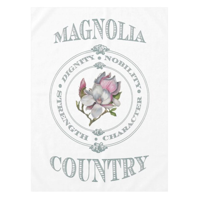 Nappe de pays de magnolia (Devant)