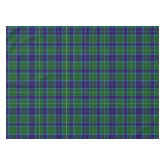 Nappe de plaid de tartan de clan de Wallace (Devant (Horizontal))