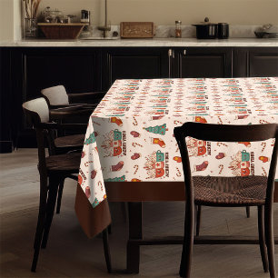 Nappe de table de vacances funky 70s Pastel Vintag