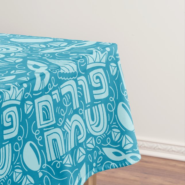 Nappe de table festive pour Pourim (In Situ)