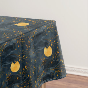 Nappe de table Halloween Chat Noir Décoration de m