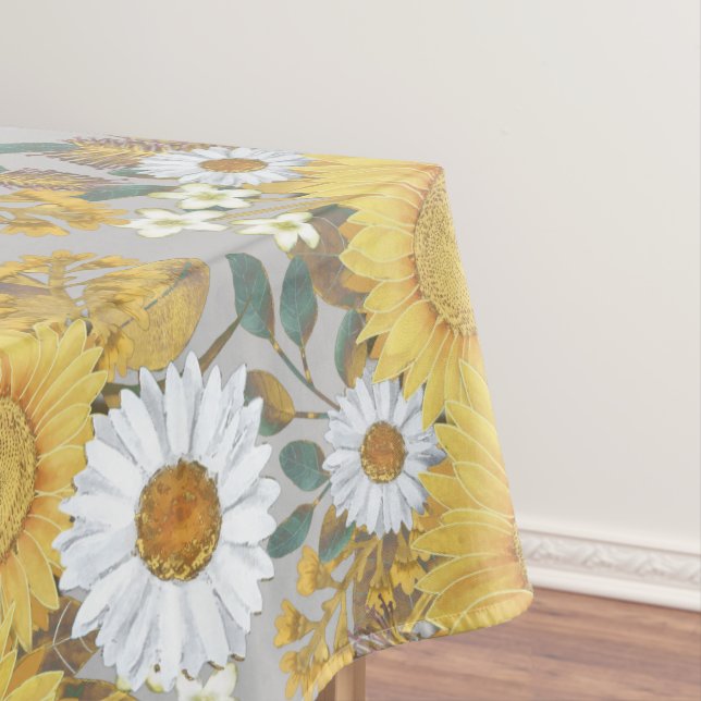 Nappe de tournesol fleurie (In Situ)