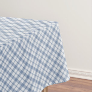 Nappe de très bon goût de bleu d'indigo et blanc