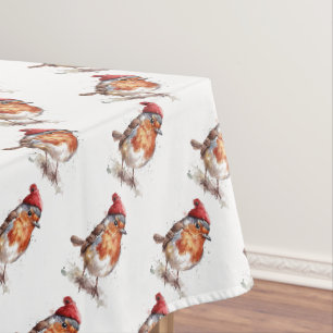 Nappe Décor de Noël traditionnel de Robin pour salle à m