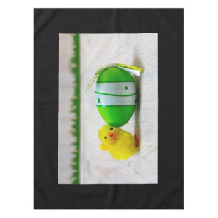 Nappe Décor de Pâques - OEuf de Pâques et poussin