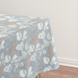 Nappe Delicate twigs with leaves on blue. Shower Curtain