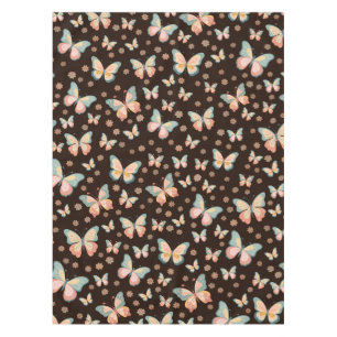Nappe Des rêves bohèmes de papillons et de fleurs sur.
