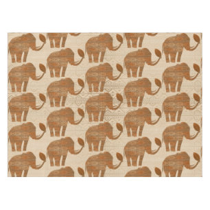 Nappe Design d'art tribal des éléphants