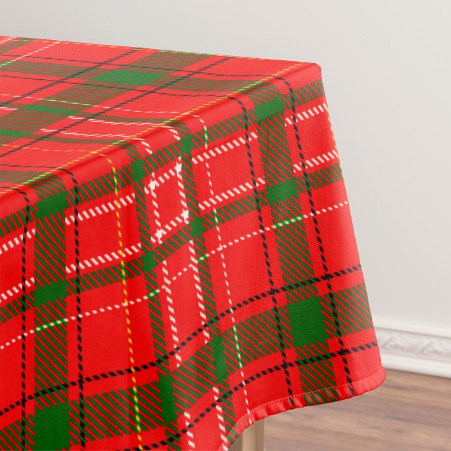 Nappe Design de Motif de Noël Tartan rouge (Créateur téléchargé)