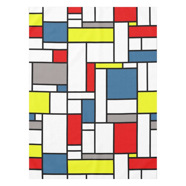 Nappe Design de style mondrien (Devant)