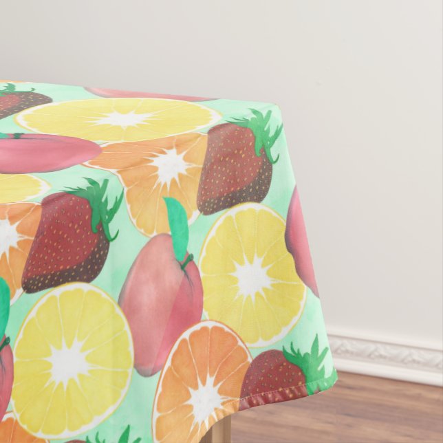 Nappe Design élégant et coloré de fruits d'été (In Situ)