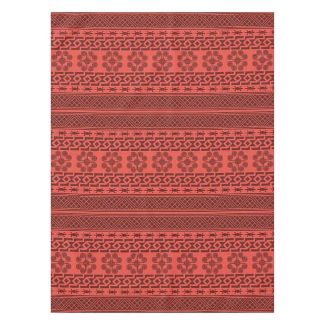 Nappe Design Motif d'inspiration africaine - Tissu de ta (Devant)