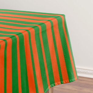 Nappe Design Motif Orange Green