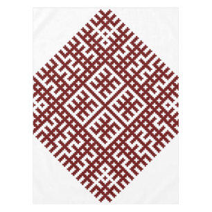 Nappe Design traditionnel letton à motif de ceinture Lie