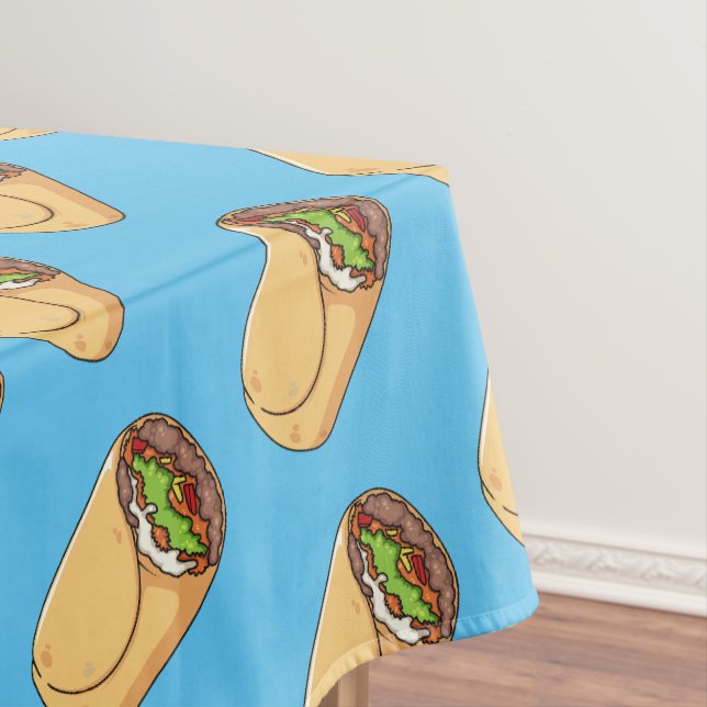 Nappe dessin animé de Burrito (In Situ)