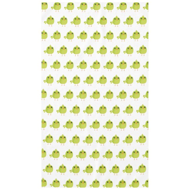 Nappe Dessin d'oiseau vert (Devant)
