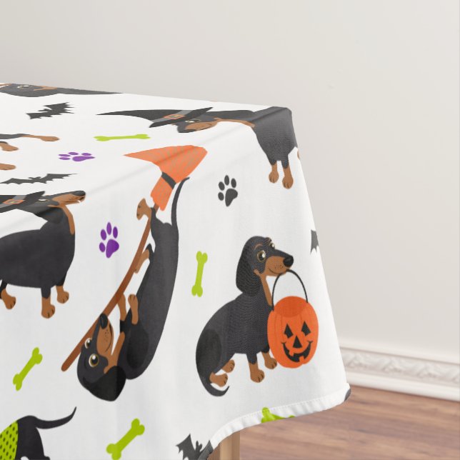 Nappe d'Halloween Dachshund (In Situ)
