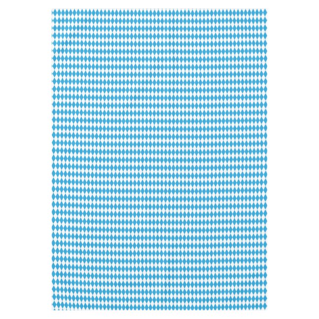 Nappe Diagonale de bleu d'Oktoberfest et blanche (Devant)