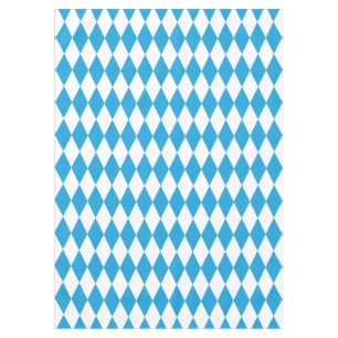 Nappe Diagonale de bleu d'Oktoberfest et blanche
