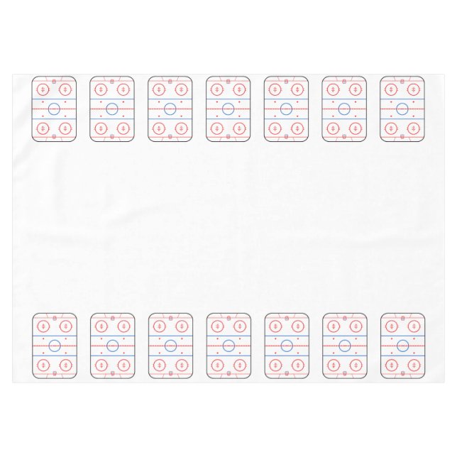 Nappe Diagramme de patinoire Hockey Style de jeu (Devant (Horizontal))