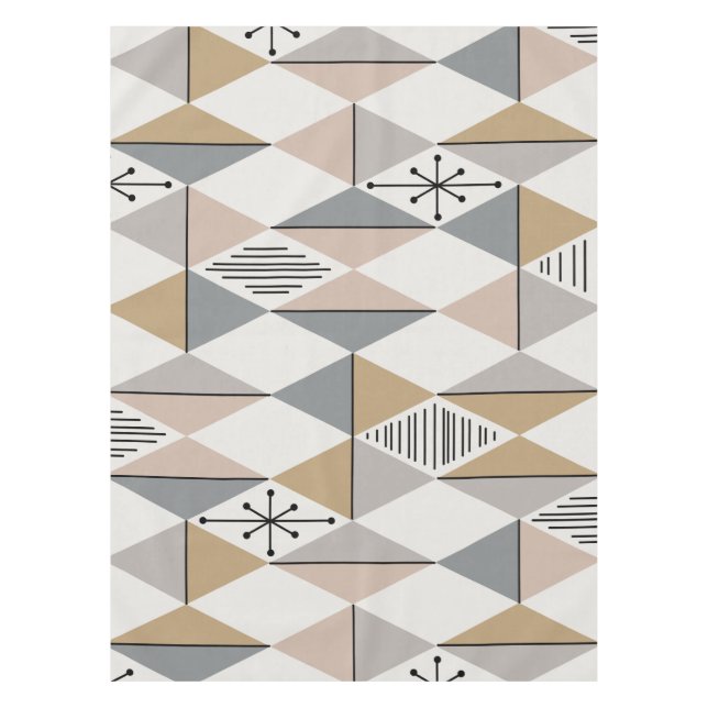 Nappe Diamants d'art de l'ère atomique Or d'argent (Devant)