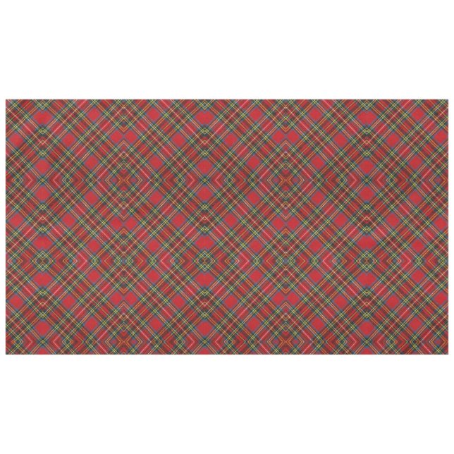 Nappe Diamond Forme Tartan Motif écossais sans couture r (Devant (Horizontal))