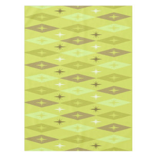 Nappe Diamonds Stars Chartreuse, 1950
