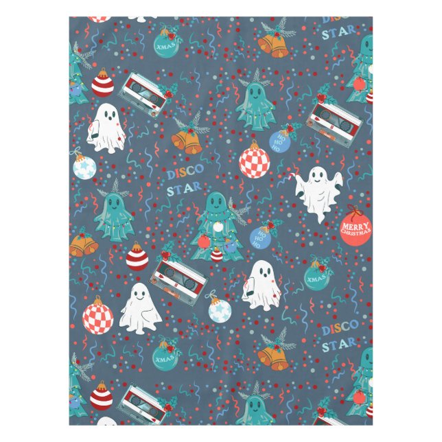 Nappe disco noël musique cassette fantôme (Devant)