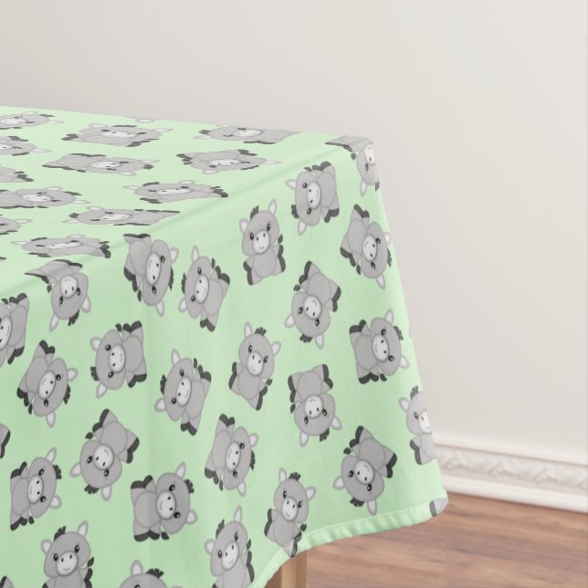 Nappe Donkey Birthday Party Green (In Situ)